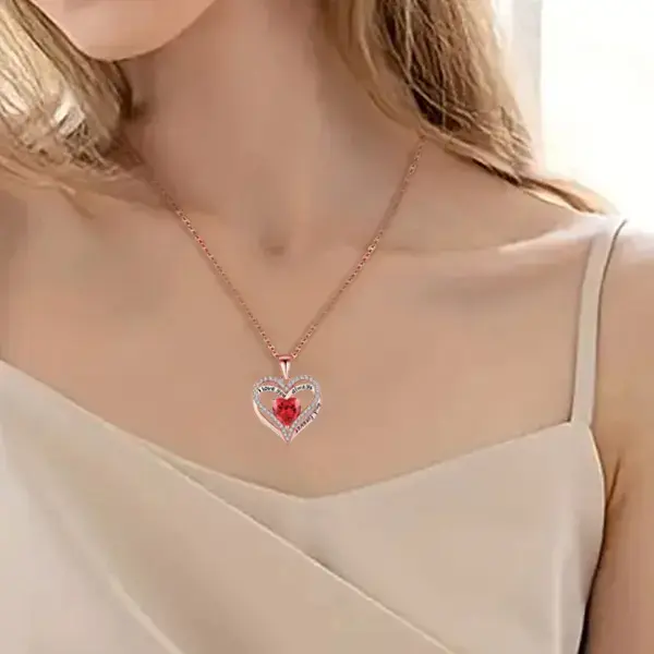 Forever Rose Keepsake Box with Necklace