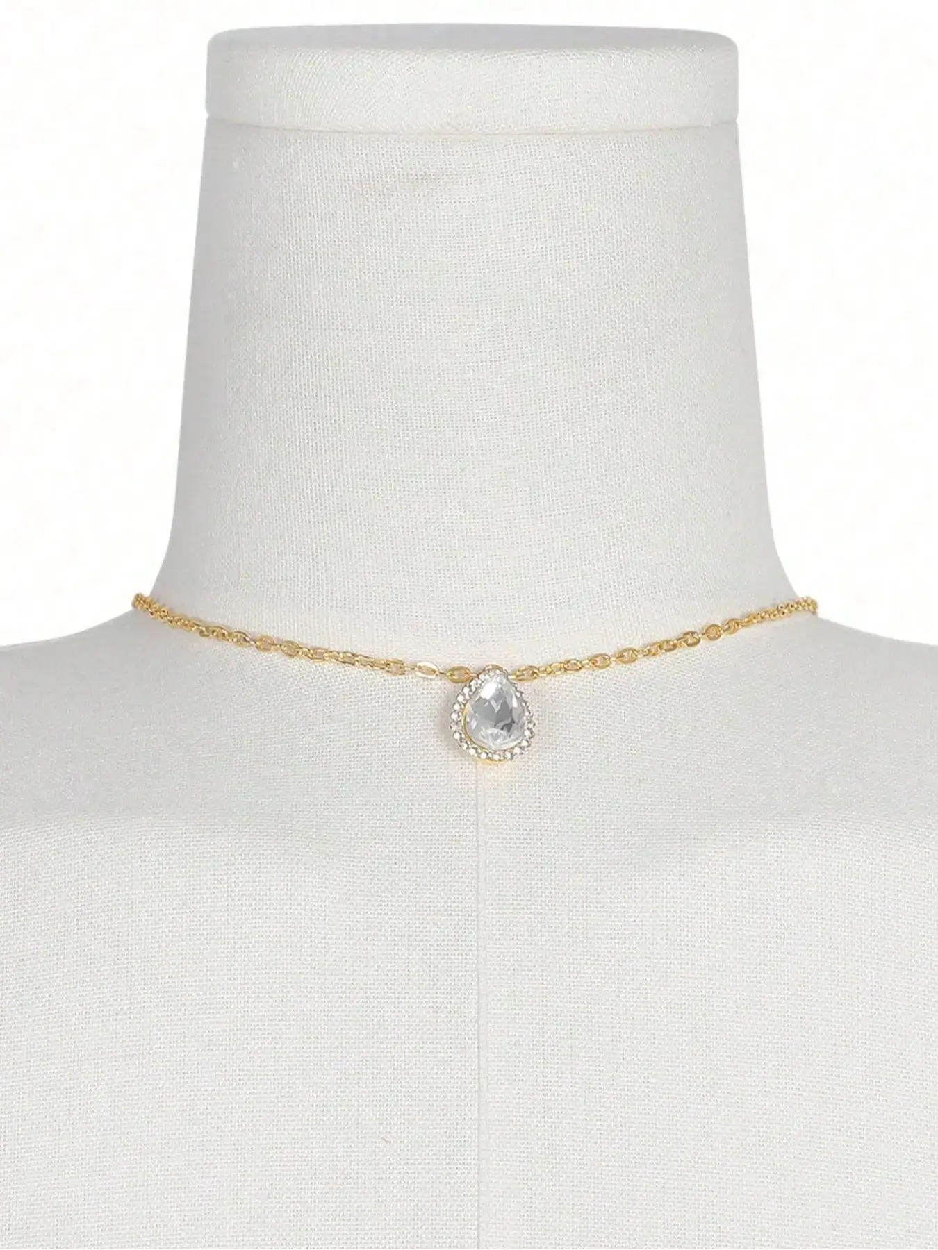 Crystal Teardrop Body Chain