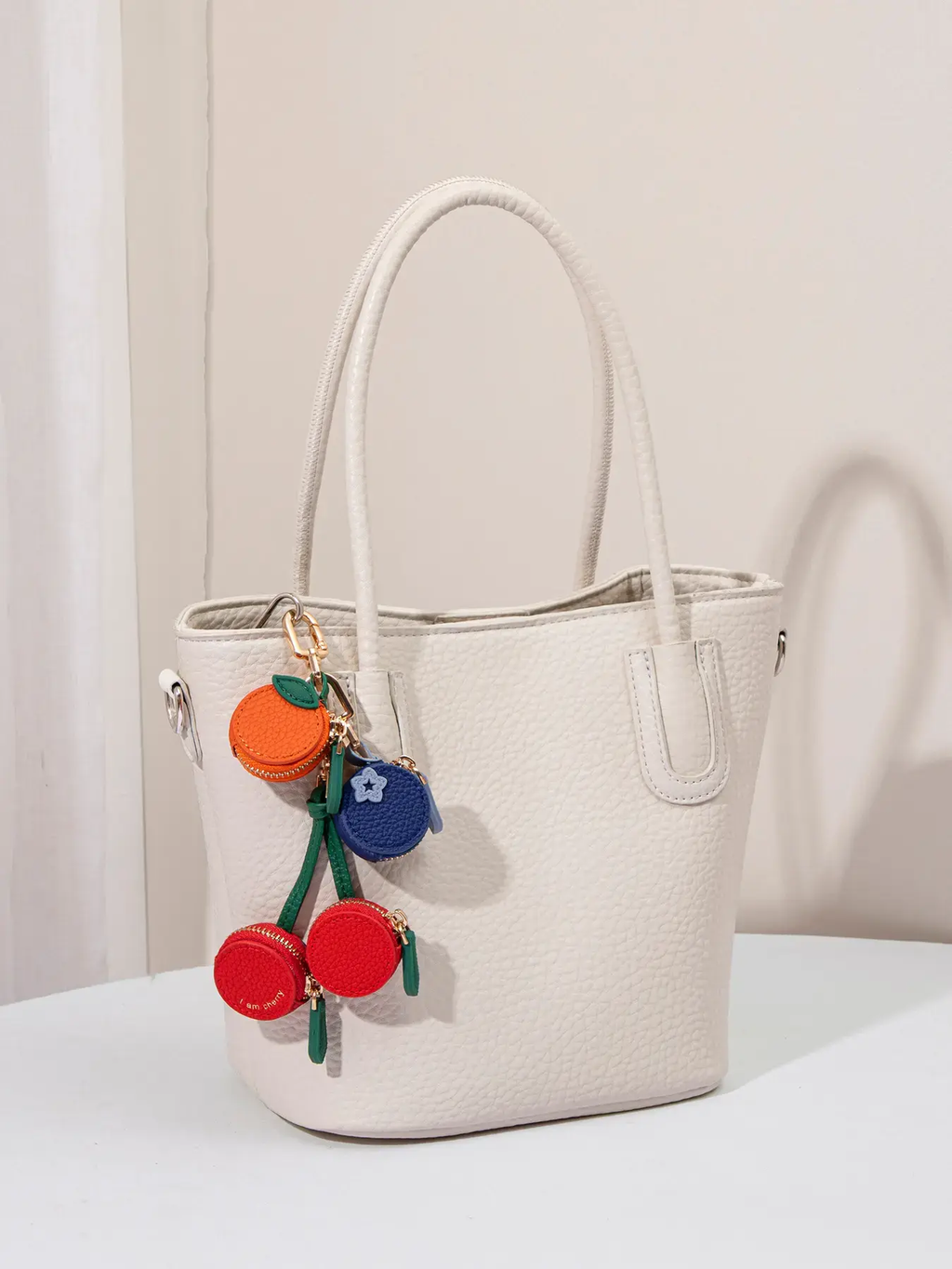 Cherry Charm Bag Pendant